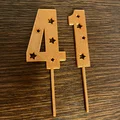 Bộ mô hình con số cắm bánh sinh nhật, kỷ niệm in 3D độc đáo - Thumbnail 2