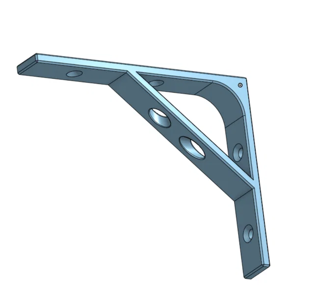 Ke đỡ kệ (Shelf Bracket) siêu bền in 3D cho không gian gia đình - Image 1