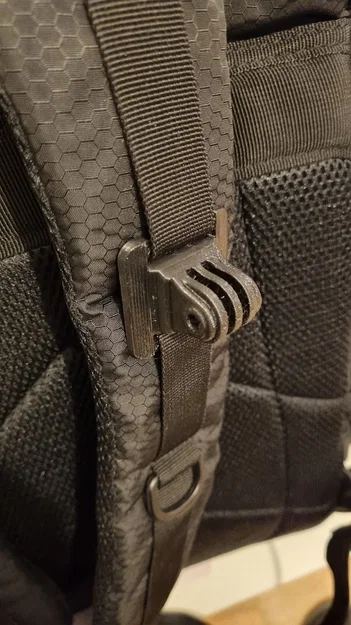 Ngàm Gắn GoPro Lên Dây Balo Molle - Phiên Bản Tight Slip - Image 1