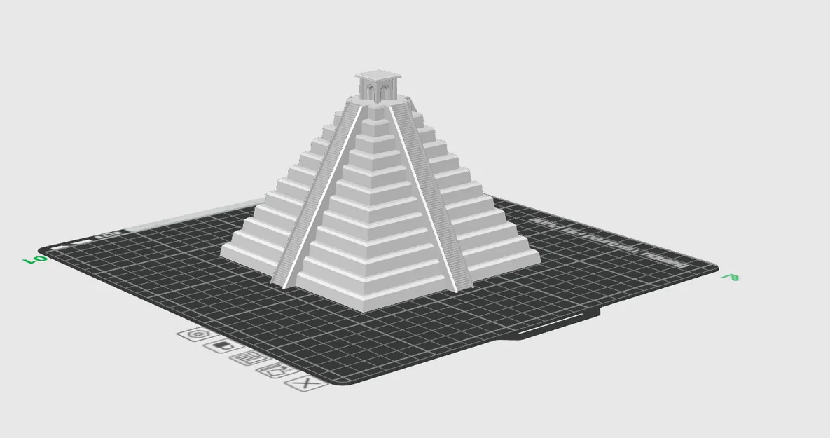 Mô hình Kim tự tháp Maya cổ đại ấn tượng dành cho máy in 3D - Image 1