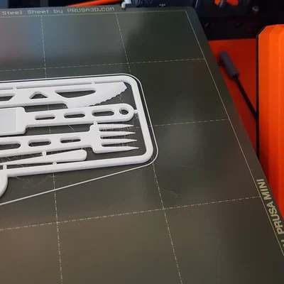 Bộ dao-nĩa-tăm dạng thẻ remix có thêm muỗng