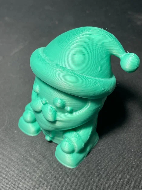 Ông già Noel tối giản đáng yêu – Món đồ trang trí Giáng sinh 3D hoàn hảo! - Image 3