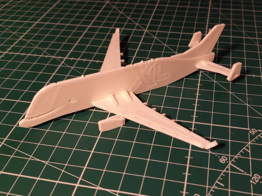 Mô hình Kit Card Airbus A330-743L Beluga XL - Image 1