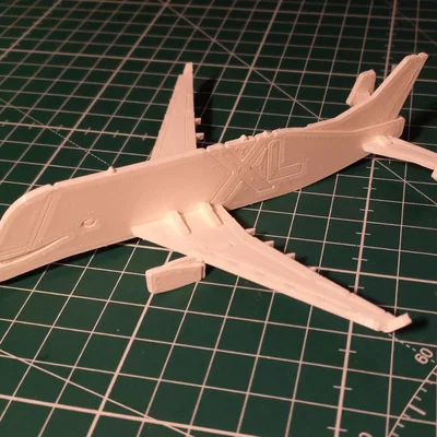 Mô hình Kit Card Airbus A330-743L Beluga XL