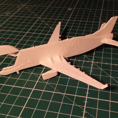 Mô hình Kit Card Airbus A330-743L Beluga XL