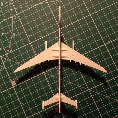 Mô hình Kit Card Airbus A330-743L Beluga XL