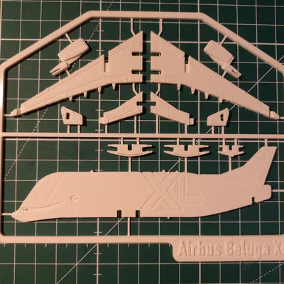 Mô hình Kit Card Airbus A330-743L Beluga XL