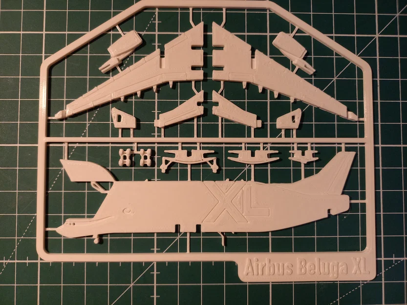 Mô hình Kit Card Airbus A330-743L Beluga XL - Image 5