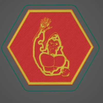 Mô hình đồng xu King Kong Lab Coin in 3D độc đáo