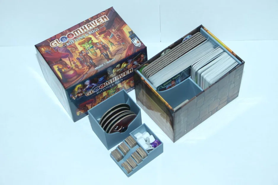 Bộ Insert Sắp Xếp Cho Board Game Gloomhaven Buttons & Bugs - Image 2