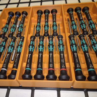 Khay đựng Wera Kraftform Micro chuẩn Gridfinity (half-pitch, xếp chồng gọn nhẹ)