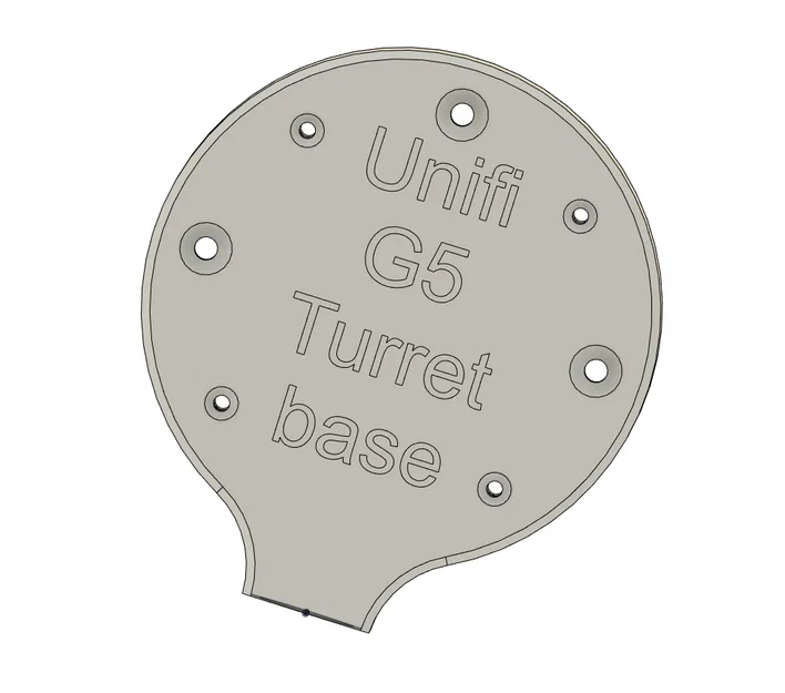 Đế gắn tường 3D cho camera Ubiquiti Unifi G5 Turret chắc chắn - Image 3