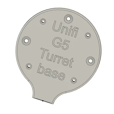 Đế gắn tường 3D cho camera Ubiquiti Unifi G5 Turret chắc chắn