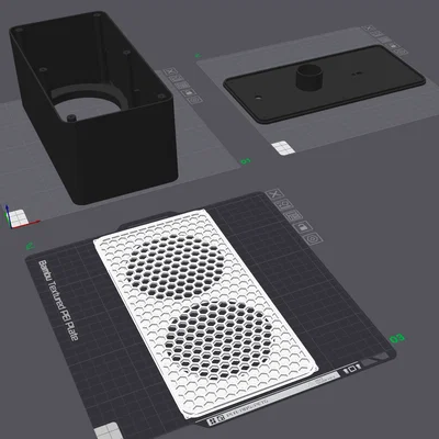 Thùng Loa Đôi (Double/Two-Way Speaker Box)