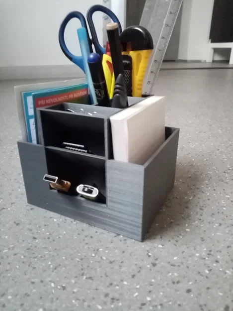 Khay sắp xếp đồ dùng văn phòng 3D - 6 phiên bản tiện lợi, in không cần support - Image 2
