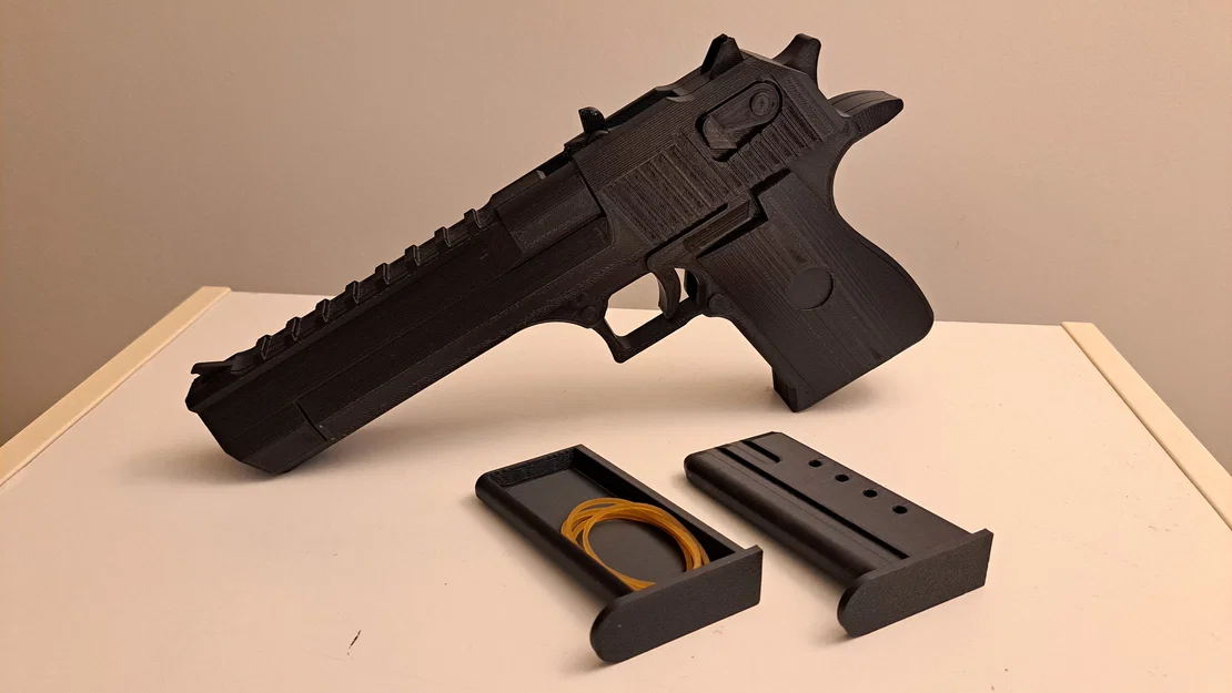 Súng Desert Eagle (Bản in 3D bắn dây thun) - Image 2