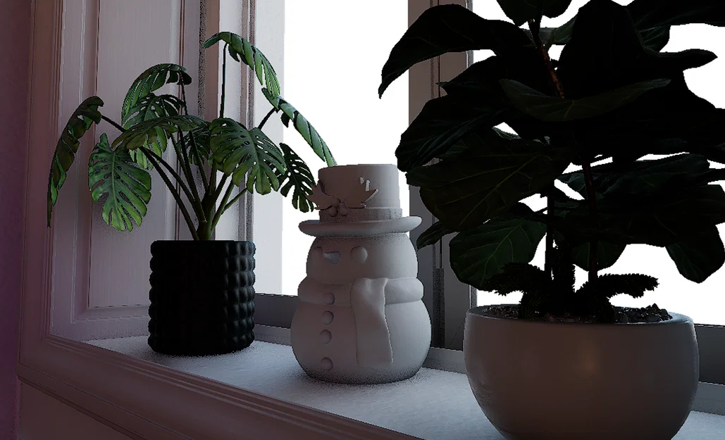 Mô hình người tuyết (Snowman) in 3D trang trí Giáng sinh đáng yêu - Image 5