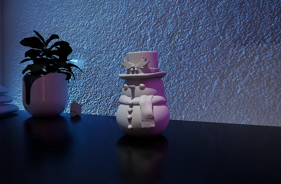 Mô hình người tuyết (Snowman) in 3D trang trí Giáng sinh đáng yêu - Image 6