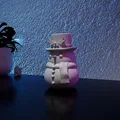 Mô hình người tuyết (Snowman) in 3D trang trí Giáng sinh đáng yêu - Thumbnail 6