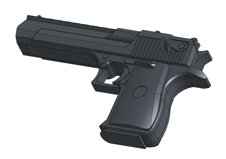 Súng Desert Eagle (Bản in 3D bắn dây thun) - Image 6