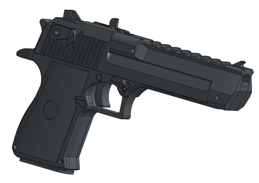 Súng Desert Eagle (Bản in 3D bắn dây thun) - Image 7