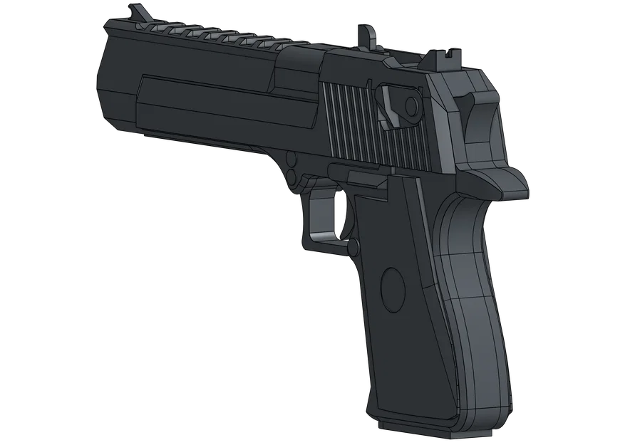 Súng Desert Eagle (Bản in 3D bắn dây thun) - Image 8