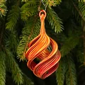 Spiral Ribbon Christmas Bulb 2024 - Mẫu trang trí Giáng sinh dạng xoắn 2024 - Thumbnail 1