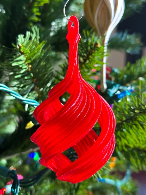 Spiral Ribbon Christmas Bulb 2024 - Mẫu trang trí Giáng sinh dạng xoắn 2024 - Image 3
