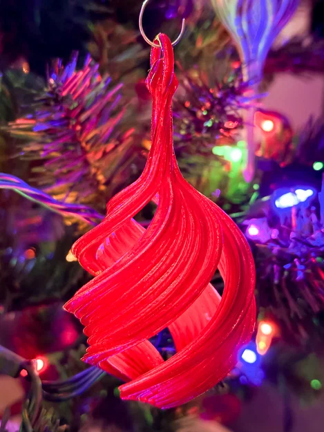 Spiral Ribbon Christmas Bulb 2024 - Mẫu trang trí Giáng sinh dạng xoắn 2024 - Image 4