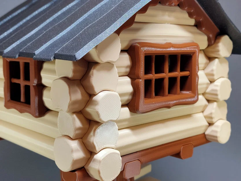 Mô Hình Nhà Gỗ Trên Cây (Log Tree House) - Image 3