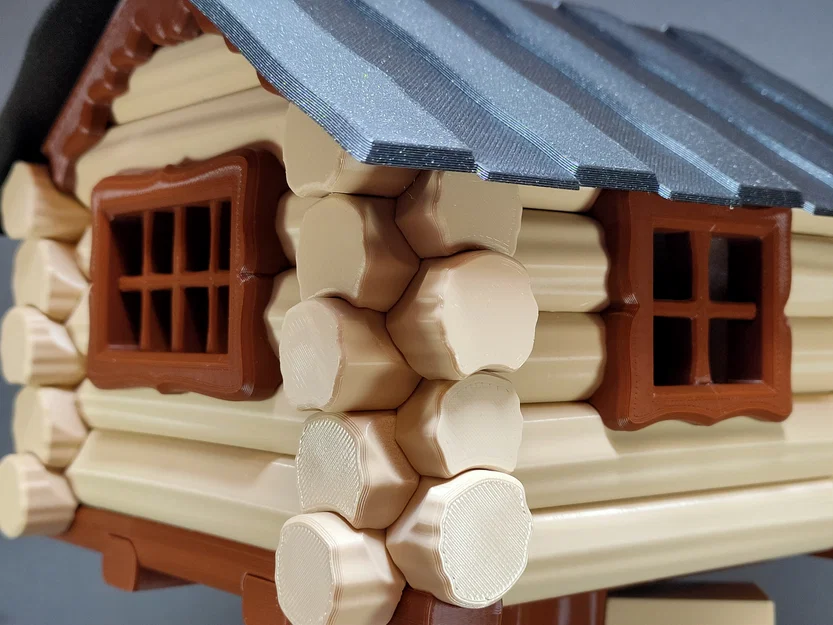 Mô Hình Nhà Gỗ Trên Cây (Log Tree House) - Image 4