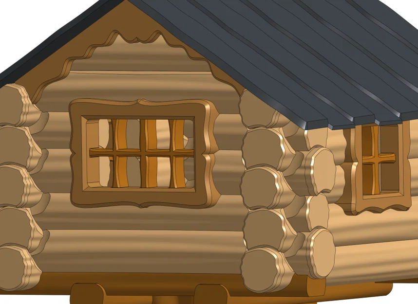 Mô Hình Nhà Gỗ Trên Cây (Log Tree House) - Image 8