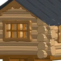 Mô Hình Nhà Gỗ Trên Cây (Log Tree House) - Thumbnail 8