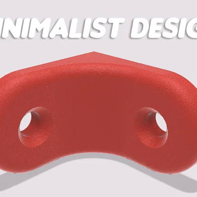 Ke Góc Vuông Tối Giản Cho Ốc Vít M4 M5 (Corner Bracket) In 3D