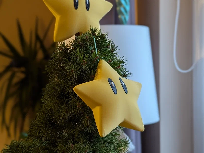 Ngôi sao Mario trang trí cây thông Noel 3D độc đáo - Image 3