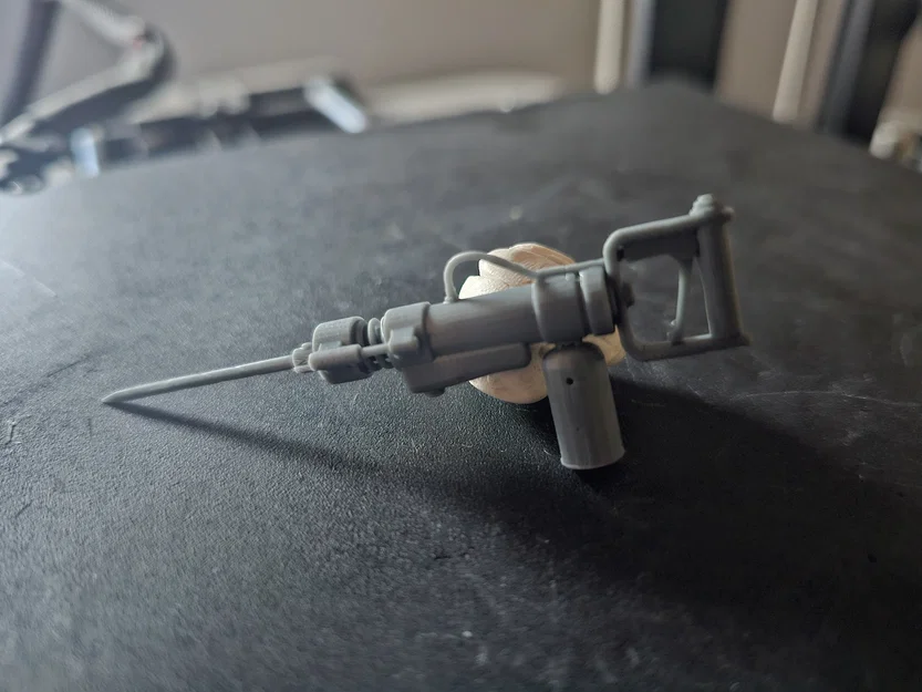 Mô hình 3D súng khoan đá Rust Jackhammer cực chất cho game thủ - Image 1