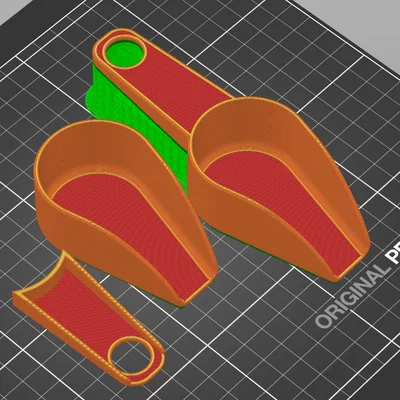 Muỗng xúc bột nhỏ (Small Flour Scoop) in 3D tiện lợi cho nhà bếp
