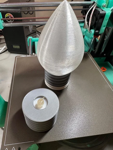 Mô hình bóng đèn Giáng sinh và đế gắn đèn Tealight - Image 5