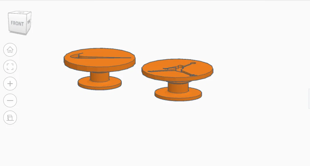 Bộ nút trang trí dép Crocs phong cách Nike Jordan (3D Model) - Image 1