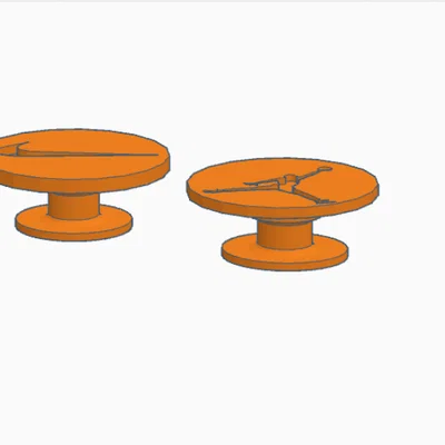 Bộ nút trang trí dép Crocs phong cách Nike Jordan (3D Model)