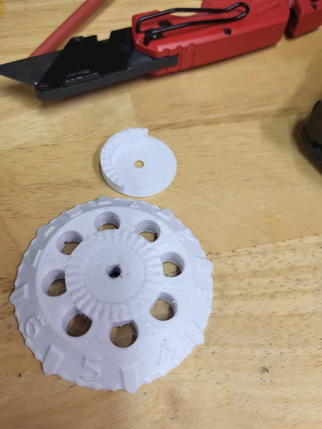 Núm vặn cân bàn Neptune 4 Max có khóa và lỗ chèn đai ốc - Image 2