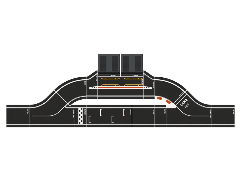 Bộ kit Racing Circuits - Lắp ráp tất cả các đường đua Formula 1 Grand Prix - Image 61