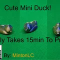 Mô hình chú vịt con Mini Duck 3D cực đáng yêu - In nhanh 15 phút - Thumbnail 1