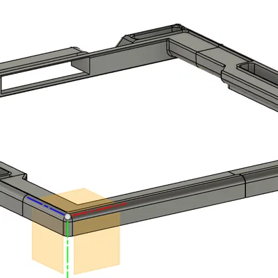 Khung nâng Qidi Plus 4 kèm cổng thoát khí tuần hoàn và giá đỡ nắp máy