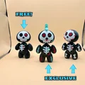 Mô hình búp bê Voodoo khớp nối: Bộ sưu tập Bones và Skulls Flexi - Thumbnail 1