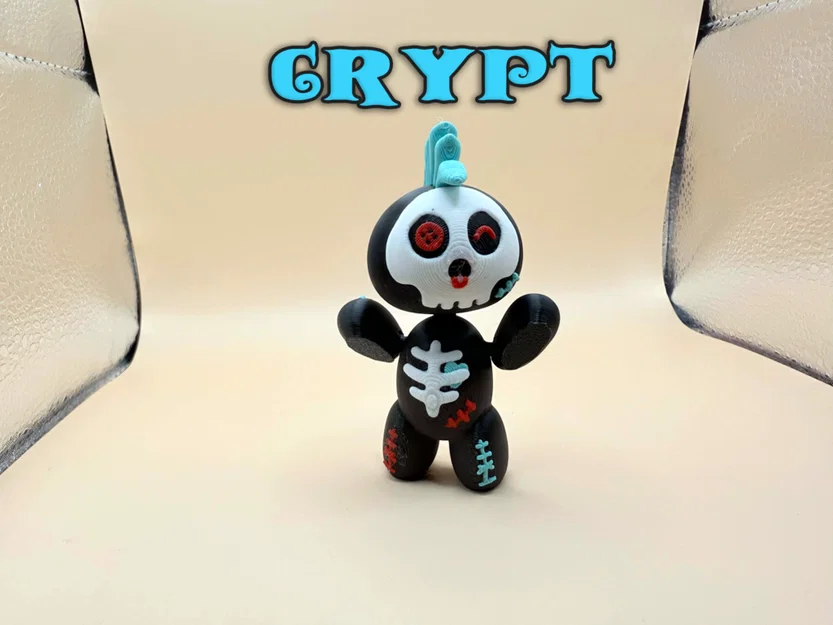 Mô hình búp bê Voodoo khớp nối: Bộ sưu tập Bones và Skulls Flexi - Image 5