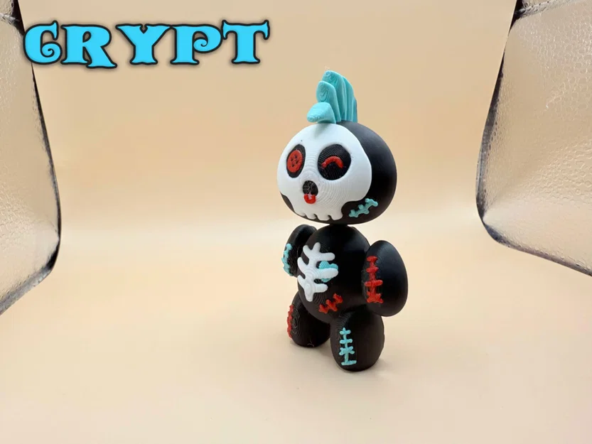 Mô hình búp bê Voodoo khớp nối: Bộ sưu tập Bones và Skulls Flexi - Image 7