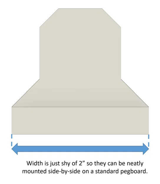 Giá Treo Kìm Parametric Cho Bảng Pegboard (Chỉ gồm kệ) - Image 3
