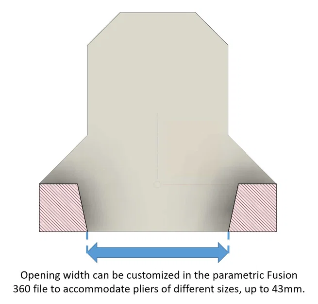 Giá Treo Kìm Parametric Cho Bảng Pegboard (Chỉ gồm kệ) - Image 4