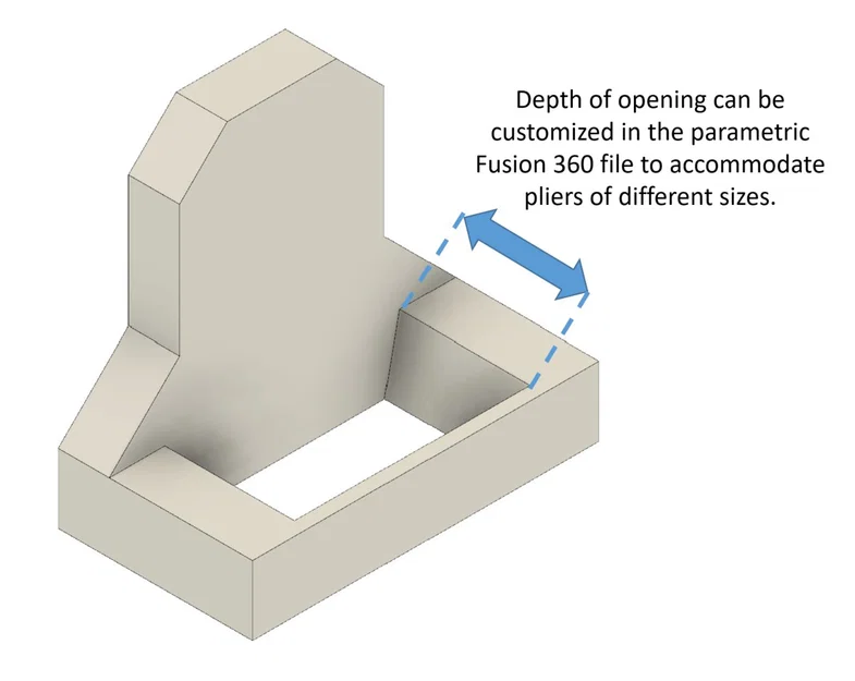 Giá Treo Kìm Parametric Cho Bảng Pegboard (Chỉ gồm kệ) - Image 7